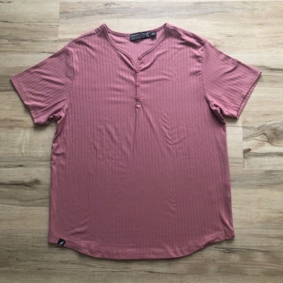 Kangol Pink Mauve Short Sleeve Women's Tee - Picture 2 of 8